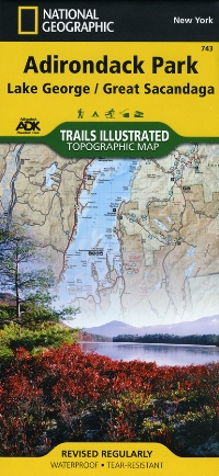 Trails Illustrated Adirondack Map: Lake George/Great Sacandaga